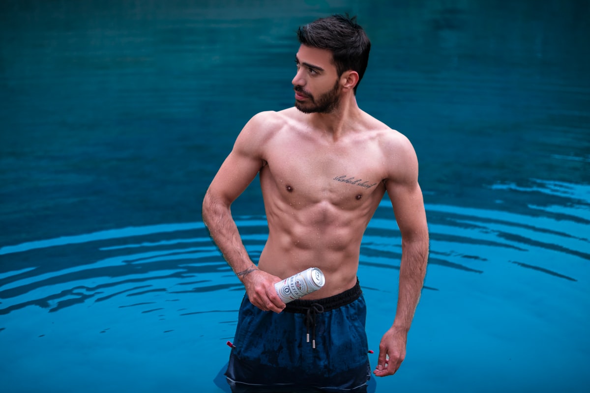 Men's daily wellness routine